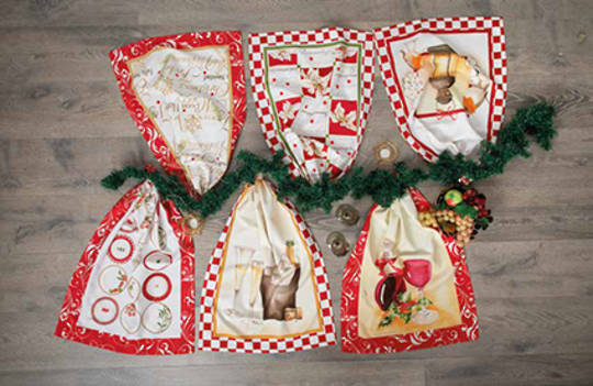 Festive Christmas Tea Towel